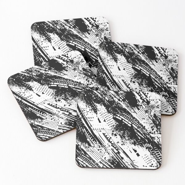 Item preview, Urban Skid Mark Pattern – Bold Pop Art Grunge Design designed and sold by Windy-market.