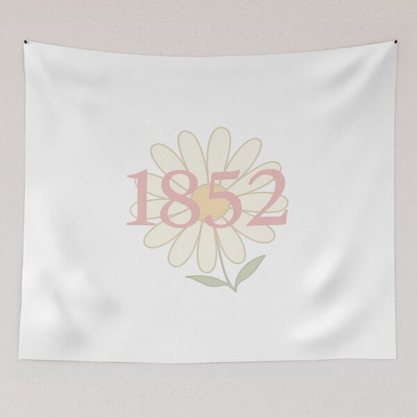 Item preview, 1852 Pink Daisy – Retro Phi Mu Inspired Founding Year Art designed and sold by summer-loving.
