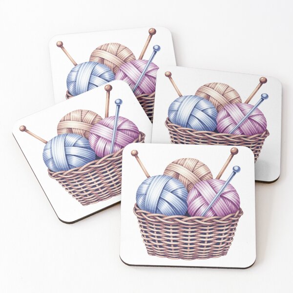Item preview, basket balls of yarn designed and sold by jkrphoto.