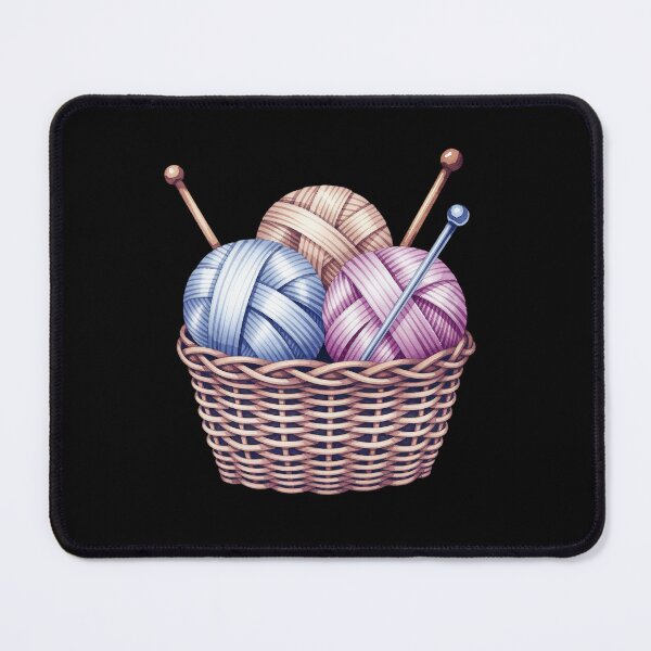 Item preview, basket balls of yarn designed and sold by jkrphoto.