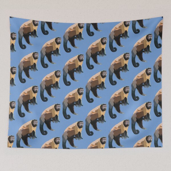 Item preview, T is for Tufted Capuchin,Tufted Capuchin Design – Cute & Clever Monkey Art designed and sold by PrettylittlepastelUk.