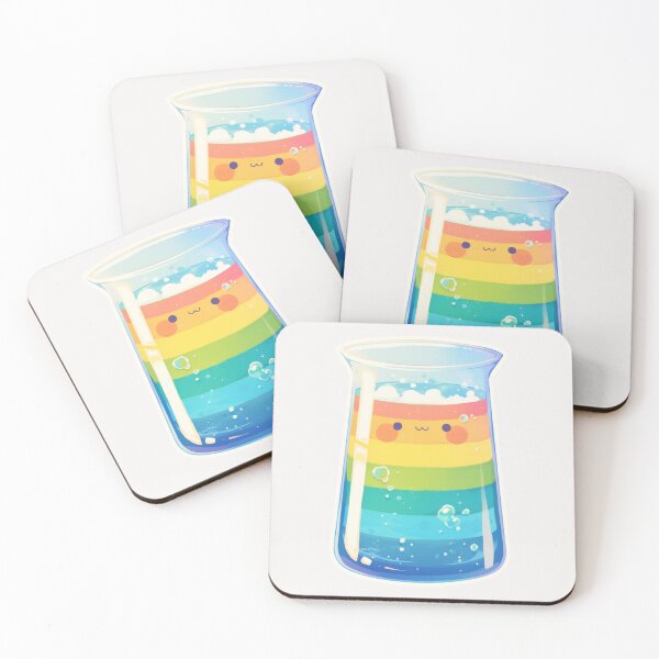Item preview, Rainbow Beaker flask designed and sold by MendaciousMina.