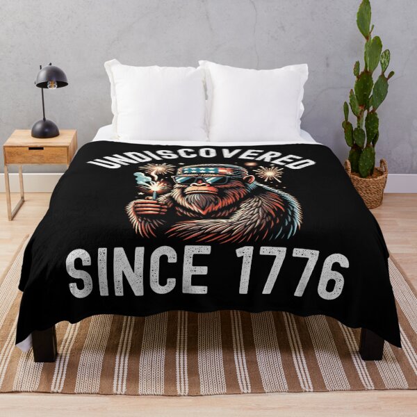 Item preview, Undiscovered since 1776 funny Sasquatch 4th of July bigfoot humor designed and sold by snowry.