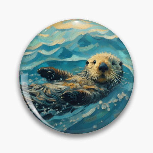 Item preview, Sea Otter Art | Otter Lovers designed and sold by ksgraphics222.