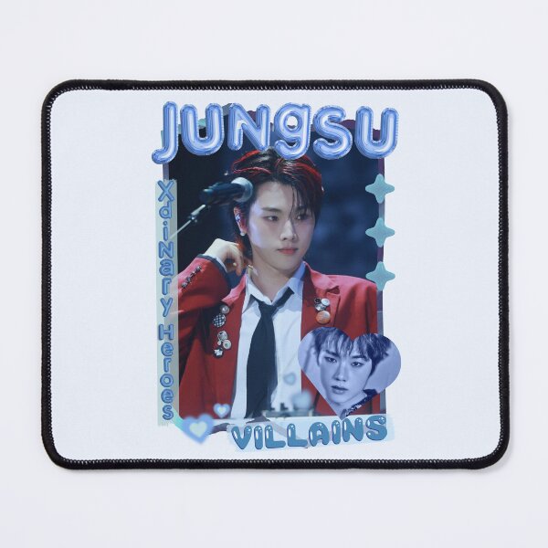 Item preview, Jungsu Xdinary Heroes Kpop Boy Band Cool Blue Collage Art Design designed and sold by HELL0WBELLO.