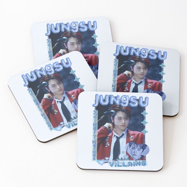Item preview, Jungsu Xdinary Heroes Kpop Boy Band Cool Blue Collage Art Design designed and sold by HELL0WBELLO.