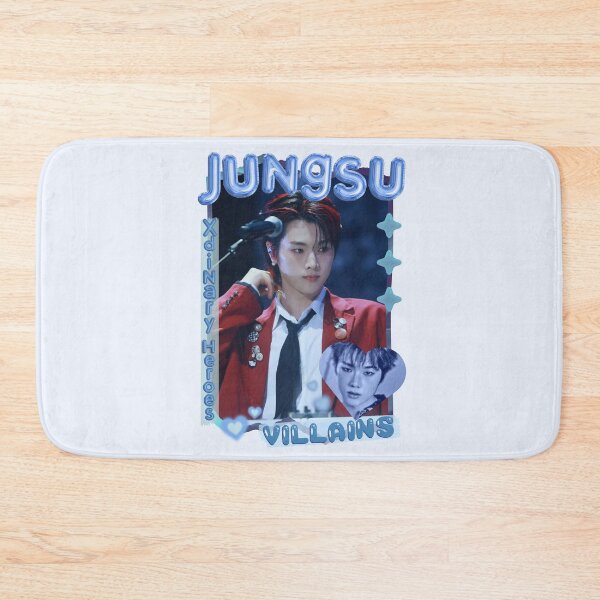 Item preview, Jungsu Xdinary Heroes Kpop Boy Band Cool Blue Collage Art Design designed and sold by HELL0WBELLO.