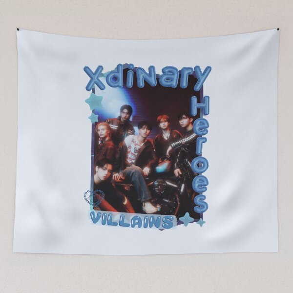 Item preview, Xdinary Heroes Kpop Boy Band Cool Blue Collage Art Design designed and sold by HELL0WBELLO.