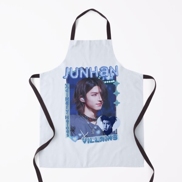 Item preview, Jun Han Xdinary Heroes Kpop Boy Band Cool Blue Collage Art Design designed and sold by HELL0WBELLO.
