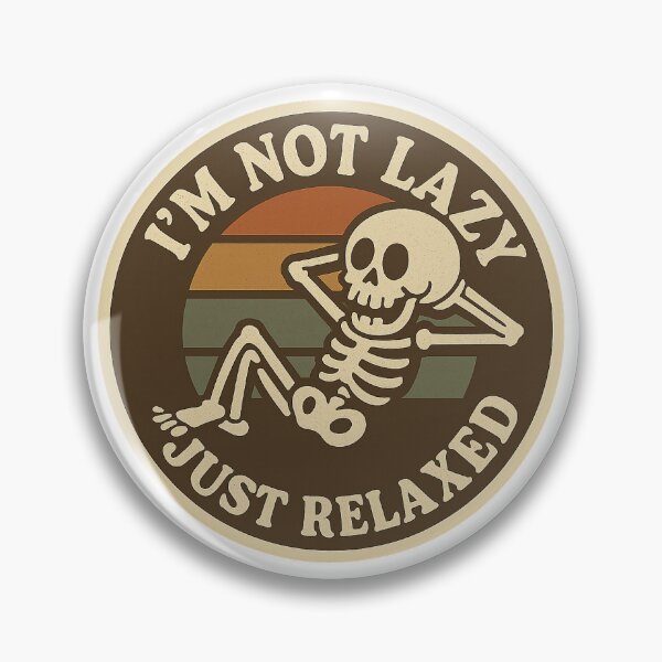 Item preview, I'm not lazy, Just relaxed designed and sold by Echo-and-Pixel.