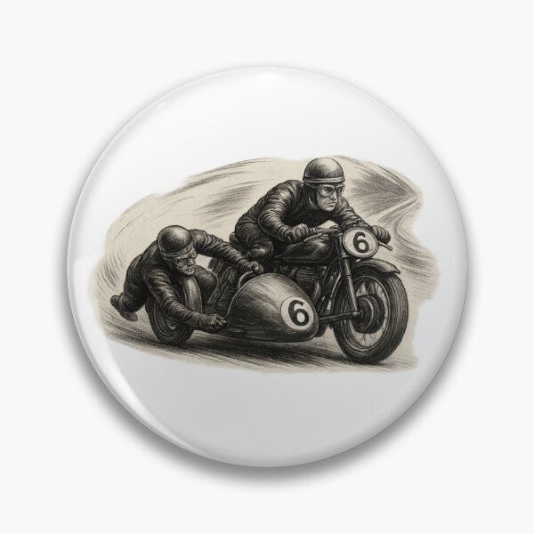Item preview, A historic motorcycle racing team - Classic Racing designed and sold by Gabi Siebenhühner.