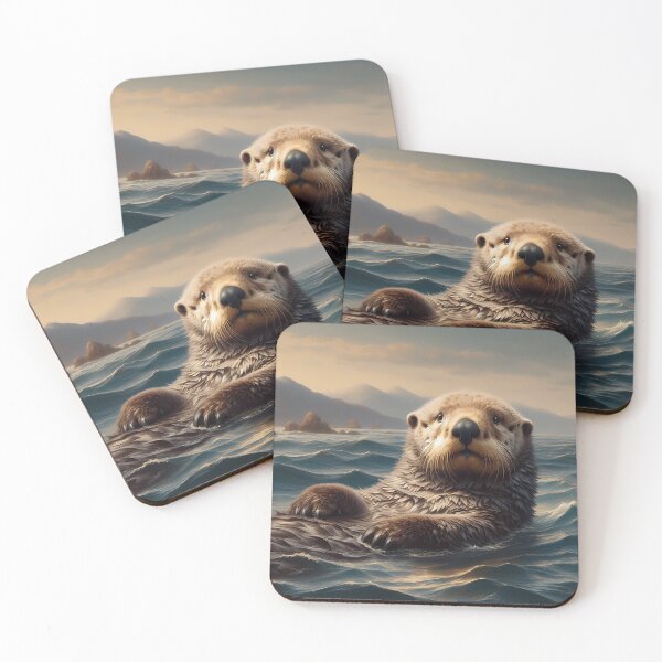 Item preview, Sea Otter Art #2 | Otter Lovers designed and sold by ksgraphics222.