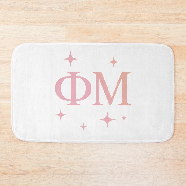 Item preview, Sparkling ΦΜ Letters – Pastel Pink Greek Aesthetic designed and sold by summer-loving.