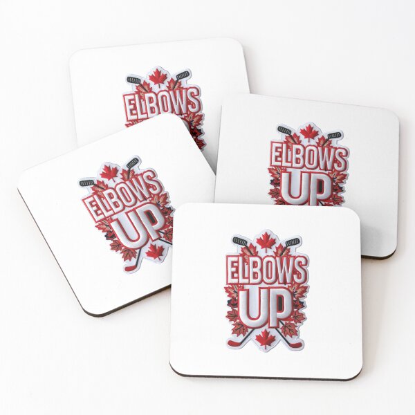 Item preview, Elbows Up Hockey Embroidered Style Design designed and sold by ArtDesignTp.