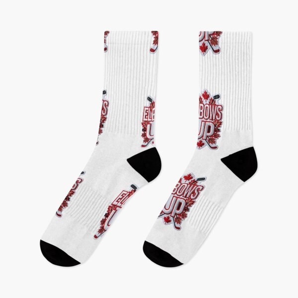 Item preview, Elbows Up Hockey Embroidered Style Design designed and sold by ArtDesignTp.