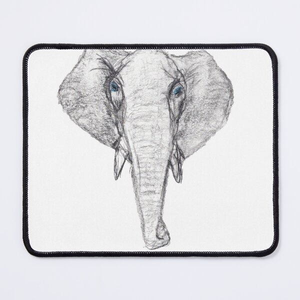 Item preview, Elephant head sketch designed and sold by designbywhacky.