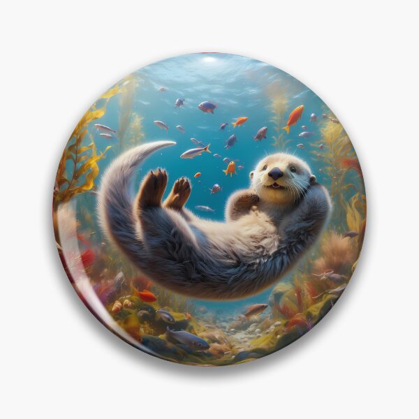 Item preview, Sea Otter Art #3 | Otter Lovers designed and sold by ksgraphics222.
