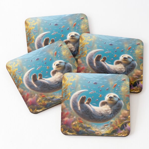Item preview, Sea Otter Art #3 | Otter Lovers designed and sold by ksgraphics222.