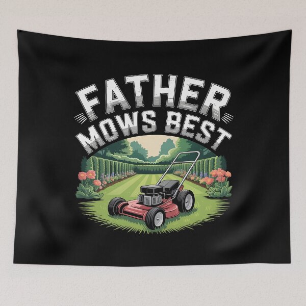 Item preview, Father Mows Best Gardener Dad Lawn Care designed and sold by Redgiant87x.