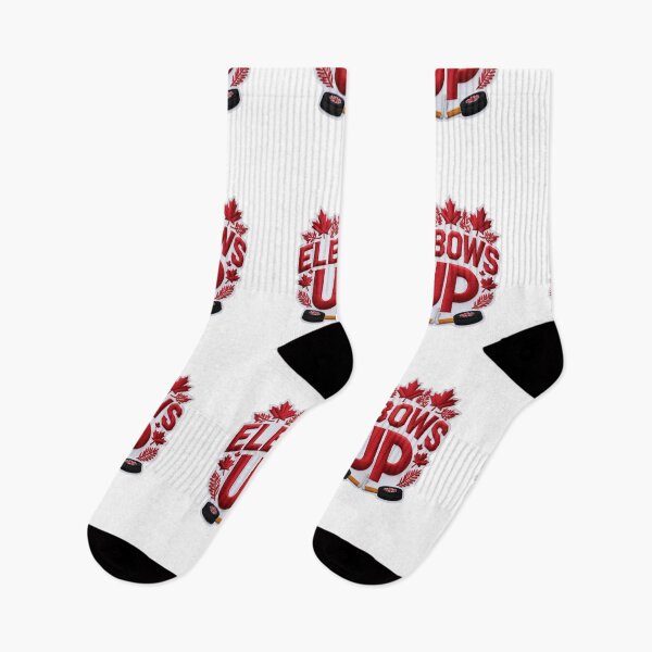 Item preview,  Elbows Up Hockey Embroidered Style Design designed and sold by ArtDesignTp.