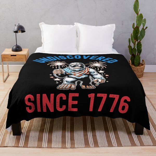 Item preview, Undiscovered since 1776 funny bigfoot Sasquatch 4th of July designed and sold by snowry.