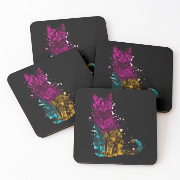 Item preview, Colorful Abstract Cat designed and sold by DesignAFind.