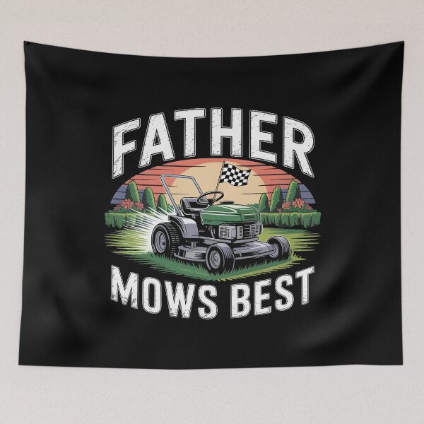 Item preview, Father Mows Best Gardener Dad Lawn Care designed and sold by Redgiant87x.