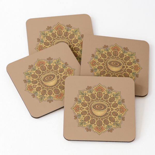 Item preview, Coffee Lovers Mandala designed and sold by FrictionMaxxing.