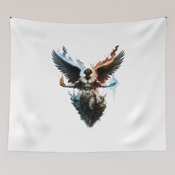 Item preview, Angel or demon, heaven or hell, ice and fire designed and sold by Icelander1.