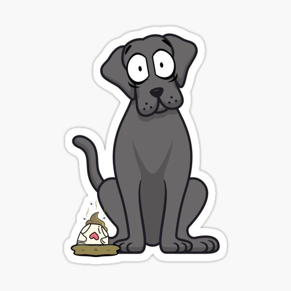 Item preview, Funny Big dog steps on a dirty diaper designed and sold by Pet Station.