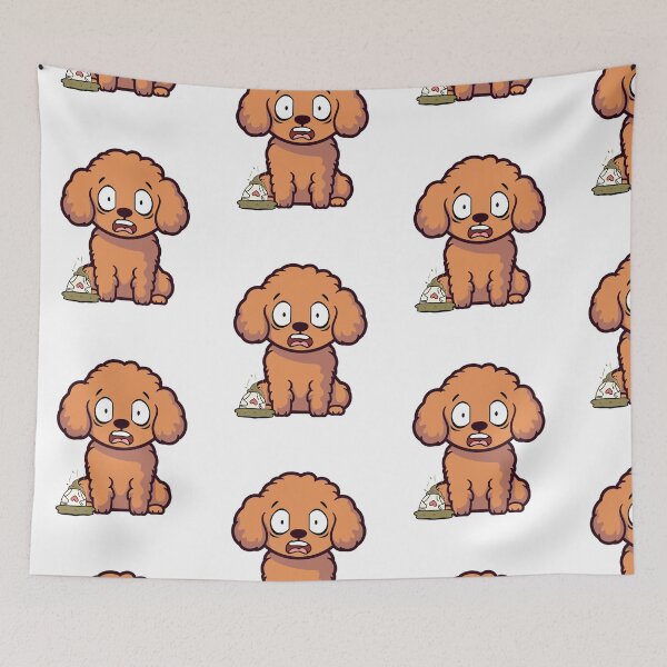 Item preview, Funny Brown dog steps on a dirty diaper designed and sold by Pet Station.