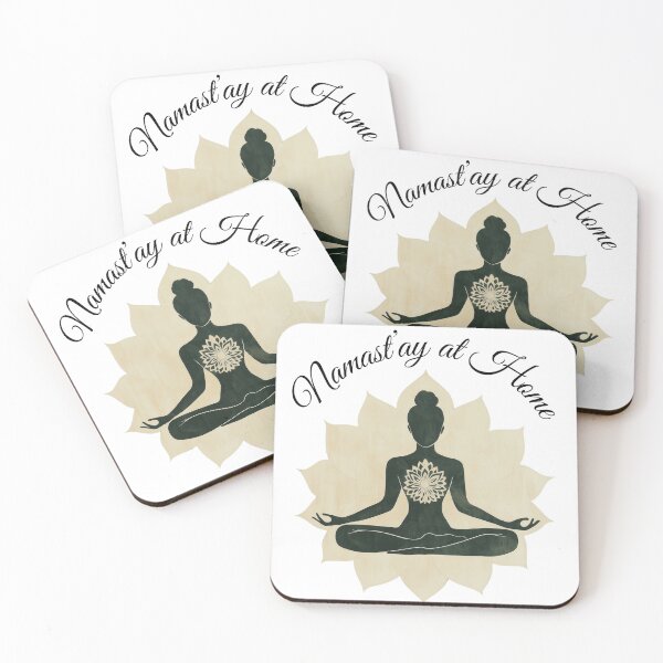 Item preview, Namastay at Home – Funny Yoga Quote for Introverts designed and sold by Envision Designs.