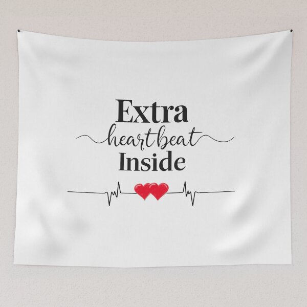 Item preview, Extra Heartbeat Inside-Pregnancy designed and sold by tamoora.