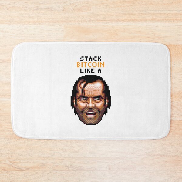 Item preview, Stack Bitcoin Like a Psychopath - Retro Pixel Art designed and sold by CyberRex.