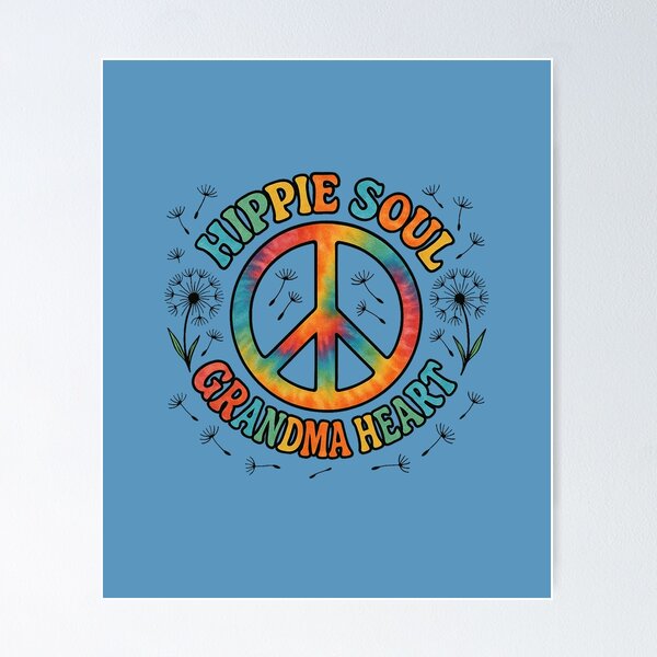 Item preview, Hippie Soul Grandma Heart designed and sold by Boog Monst .