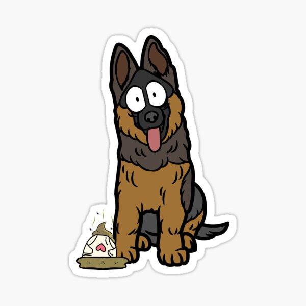 Item preview, Funny Guard dog steps on a dirty diaper designed and sold by Pet Station.