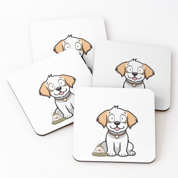 Item preview, Happy dog steps on a dirty diaper designed and sold by Pet Station.