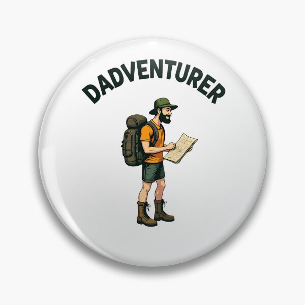Item preview, Dadventurer Explorer Dad with Map - Perfect for Father's Day Adventure Lovers designed and sold by Taans-Creation.