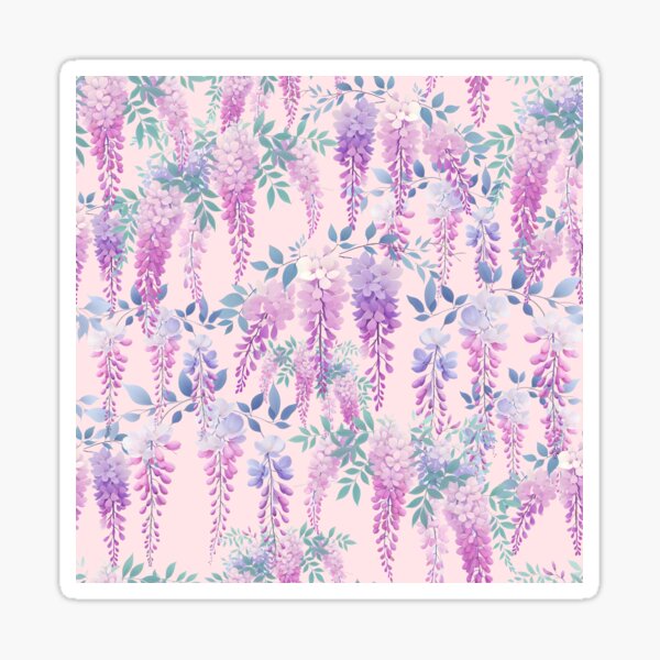 Item preview, Wisteria Pink Vibrant designed and sold by SilverPegasus.