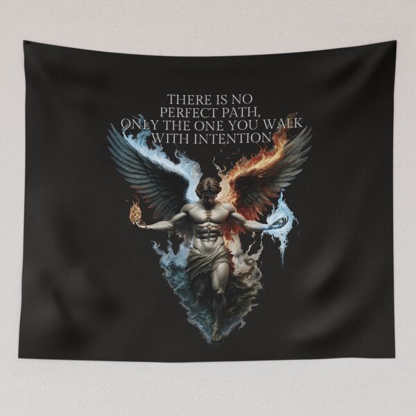 Item preview, Angel or demon, heaven or hell, ice and fire designed and sold by Icelander1.