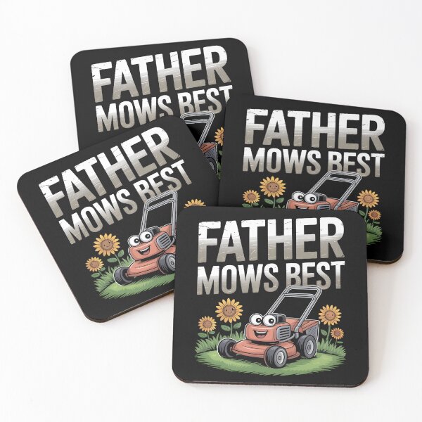 Item preview, Father Mows Best Gardener Dad Lawn Care designed and sold by Redgiant87x.