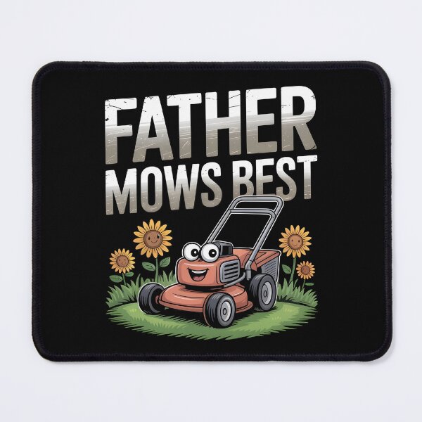 Item preview, Father Mows Best Gardener Dad Lawn Care designed and sold by Redgiant87x.