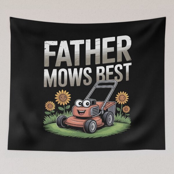 Item preview, Father Mows Best Gardener Dad Lawn Care designed and sold by Redgiant87x.