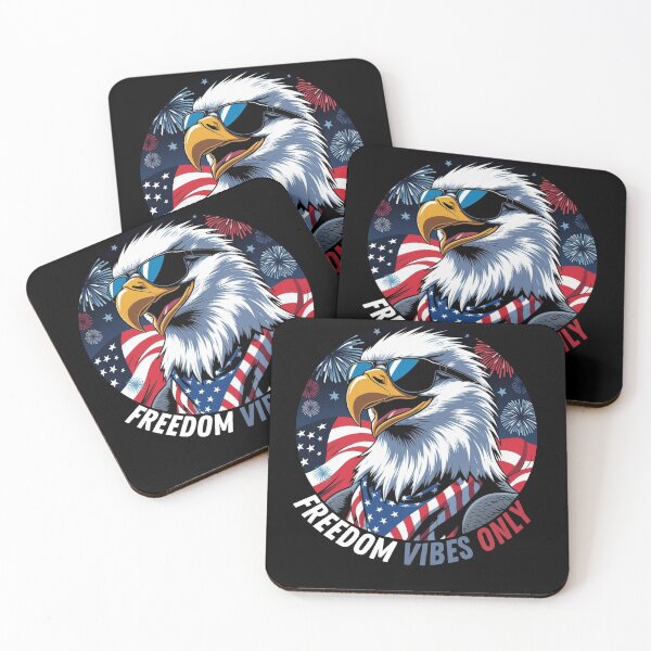 Item preview, Freedom Vibes Only – USA Eagle Style designed and sold by updo1.