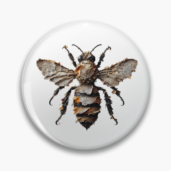 Item preview, Grungy bee designed and sold by KateCrafts.