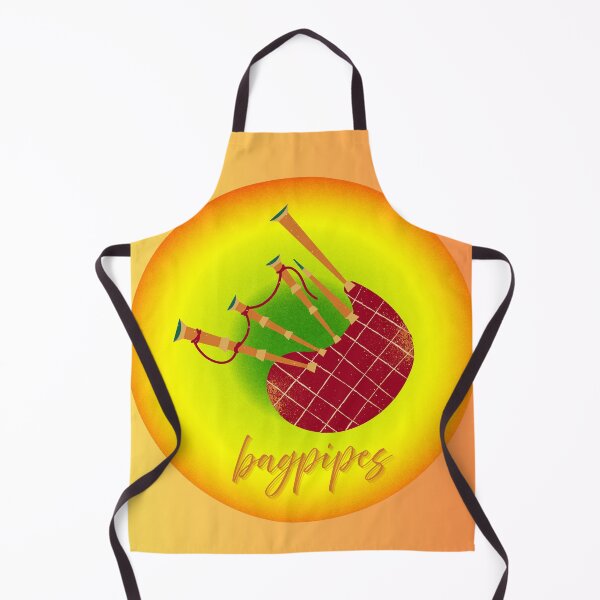 Item preview, Bagpipes In Fun Colorful Graphic designed and sold by BrightrDayMusicArt.