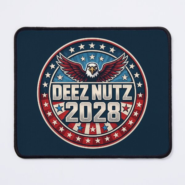Item preview, Deez Nutz 2028 – Hilarious Political Meme Campaign Parody Design designed and sold by Victor Shadehorn.