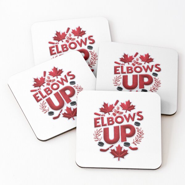 Item preview, Elbows Up Hockey Embroidered Style Patch Design designed and sold by ArtDesignTp.