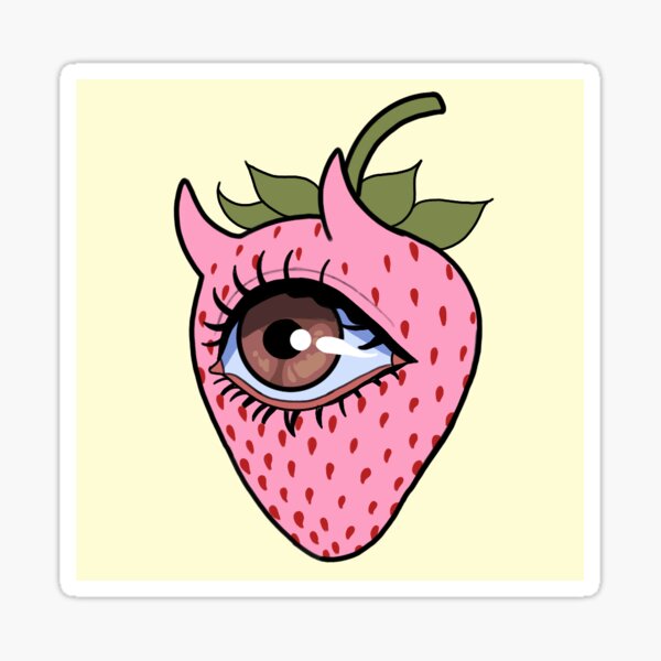 Item preview, “Strawberry Surveillance” designed and sold by Rosariabrunia.