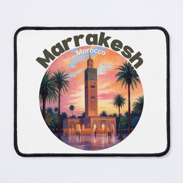 Item preview, Sunset View of Marrakesh Koutoubia Mosque designed and sold by dijjaboutique.